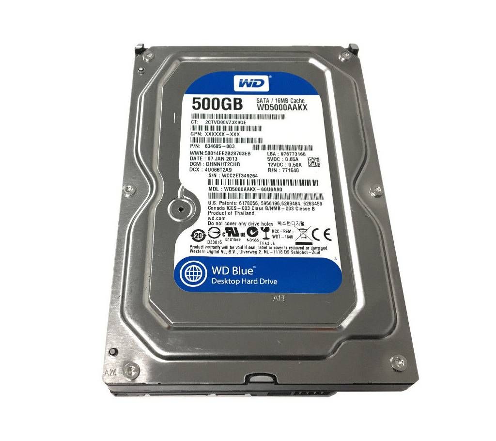 Western Hard Disk 500GB Hard Drive