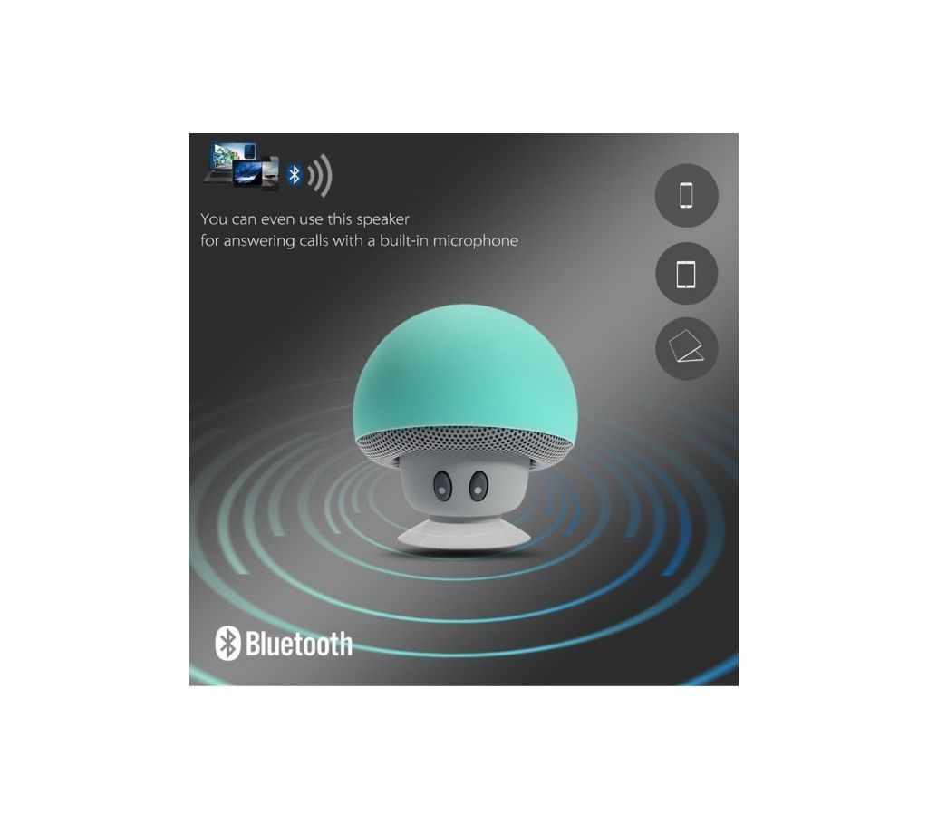 Mini Wireless Portable Universal Mushroom Cute Bluetooth Speakers