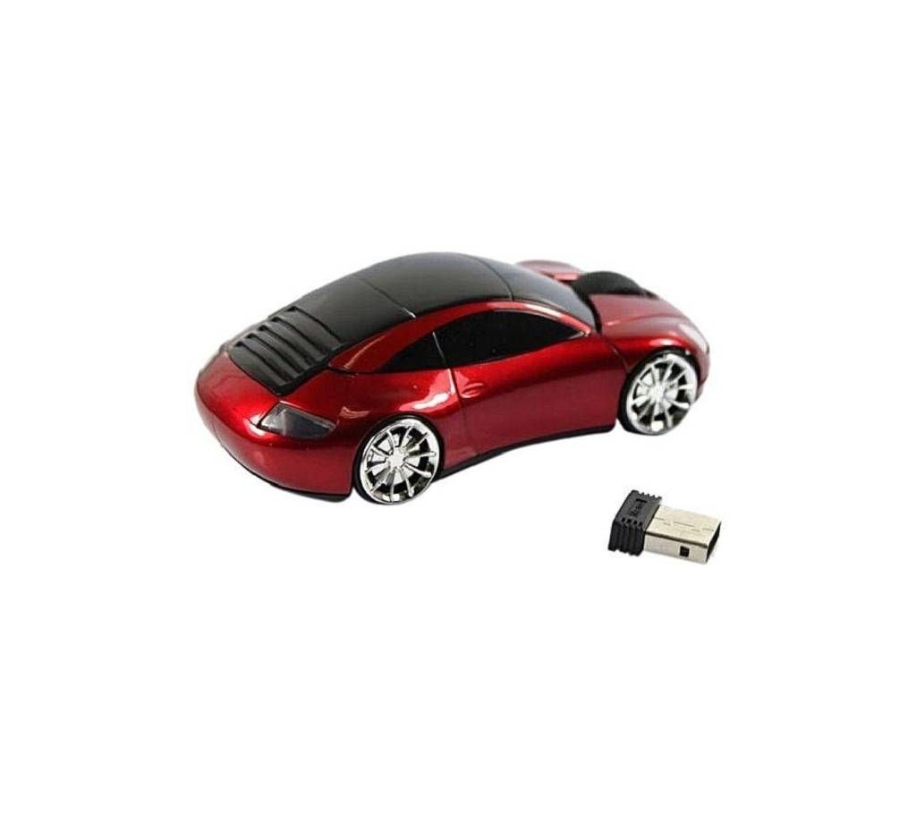 Wired Car Shape Mouse - Black