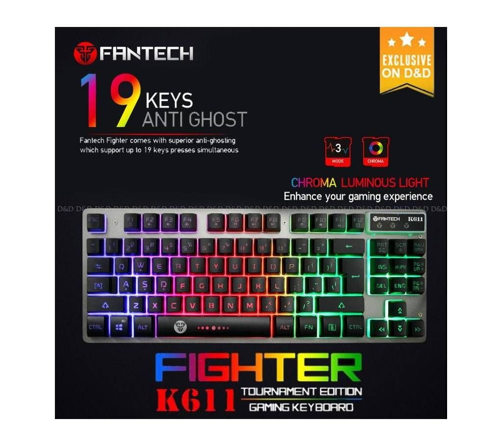 Fantech Fighter K-611 Gaming Keyboard 