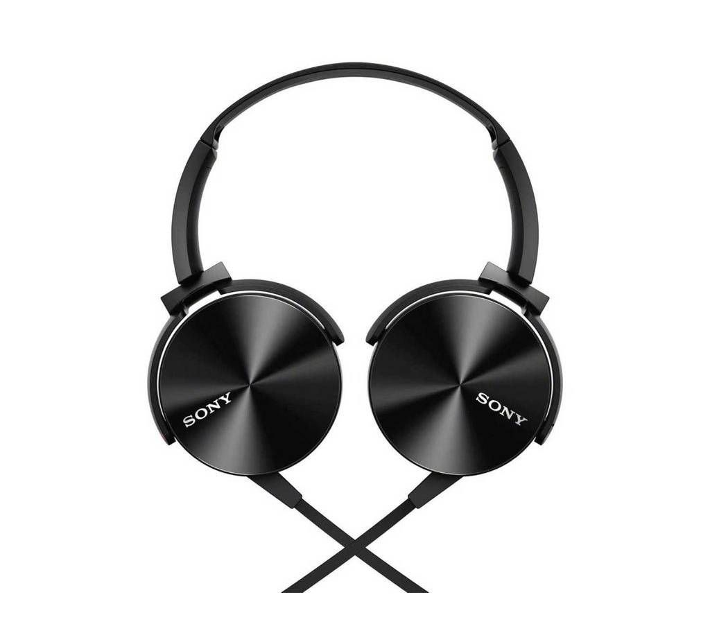SONY MDR-XB450 Over The Ear Extra Bass Headphone - Black copy
