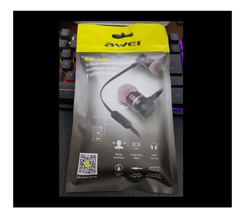 Original AWEI ES 70i Headphones
