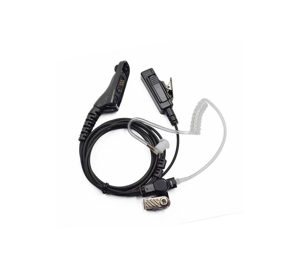 Earpiece with PTT and MIC Acoustic Air Tube Headset for Walkie Talkie