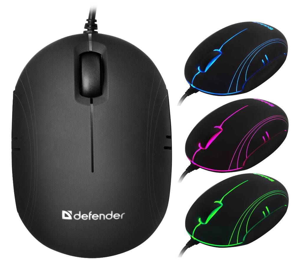 Wired Optical Mini Rainbow Mouse