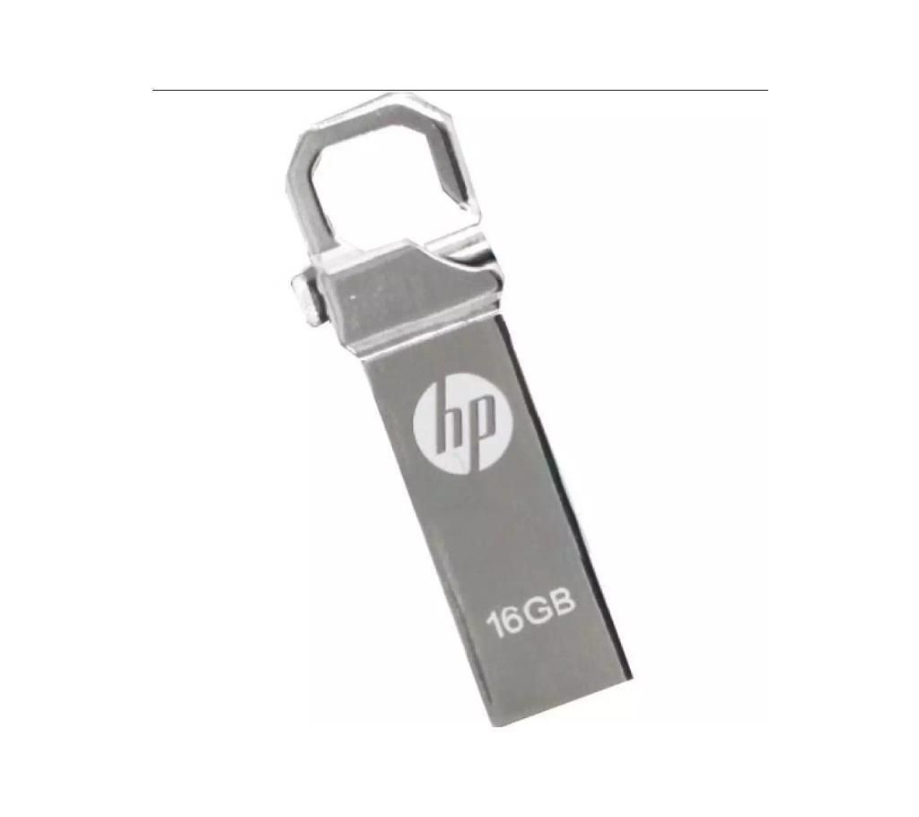 HP Silver body 16 GB Pendraive