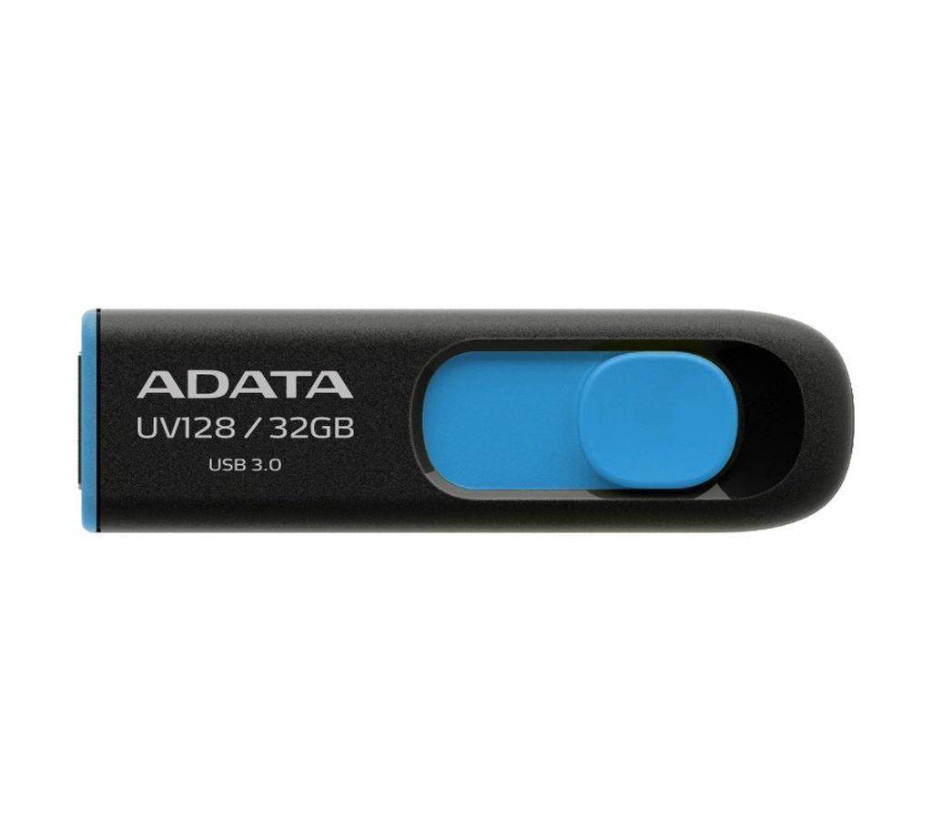 A Data UV128 32GB Black-Blue USB-3.0 Pen Drive