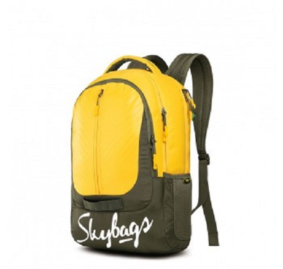 Skybags Lazer Plus 03 Laptop Backpack - Yellow
