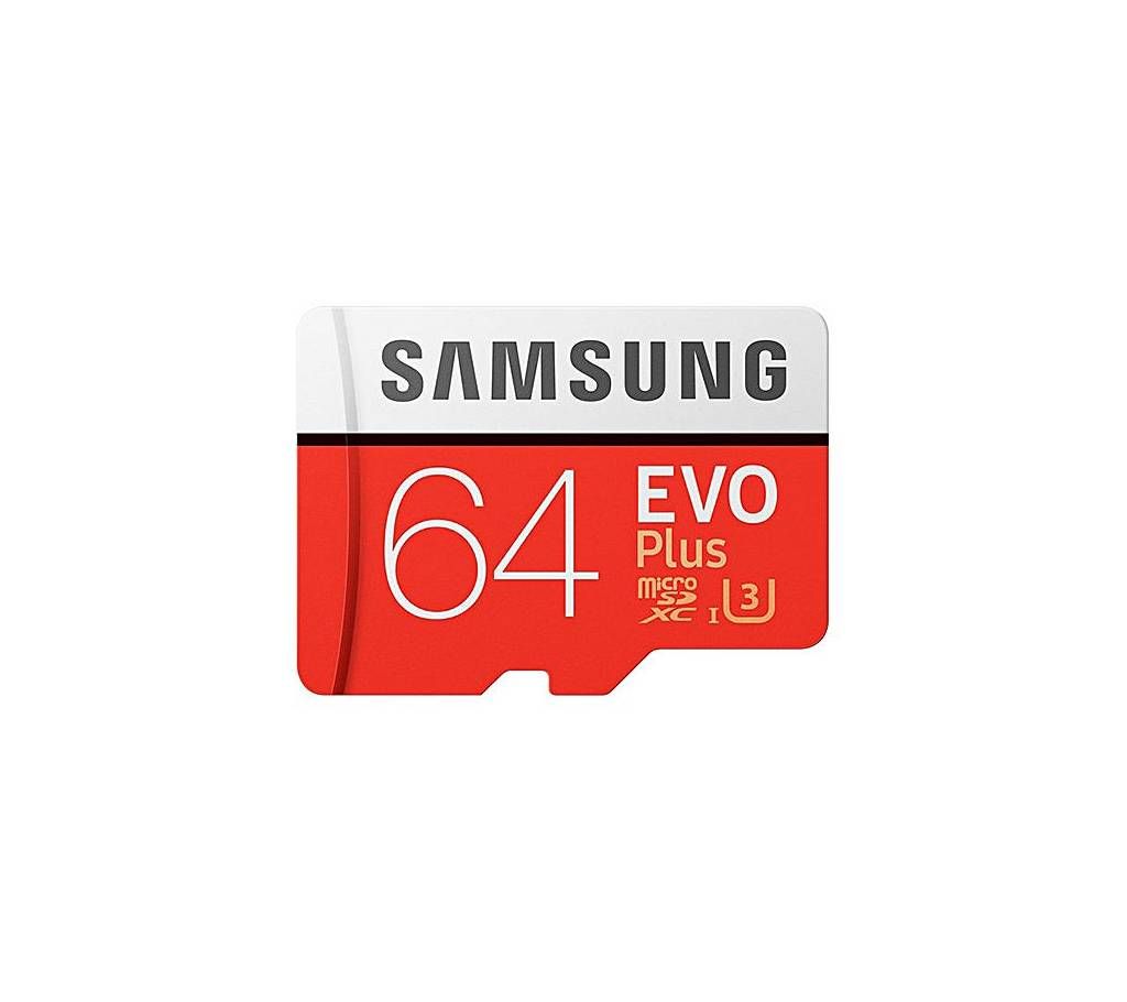 Samsung Micro SDXC EVO Plus Memory Card 64Gb