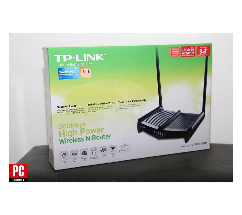 TP Link TL-WR841HP 300Mbps 9dBi High Power Wi-Fi Router