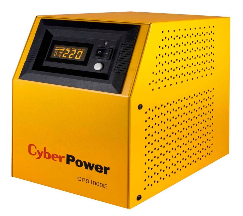 CyberPower UPS/IPS/Inverter 1000VA 700 Watts 12V DC, Long Back up  Sine Wave with AVR & Unlimited number of batteries expansion facility