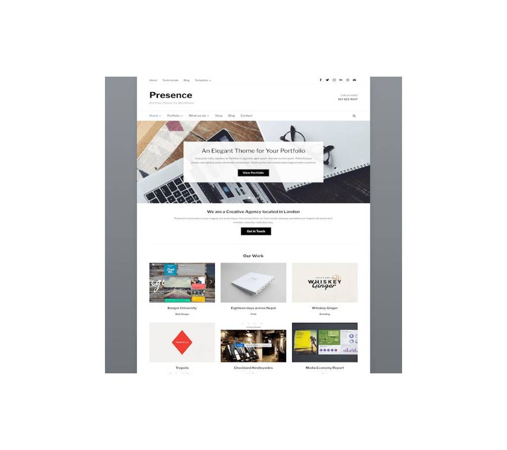 Presence  WPZOOM WordPress Theme