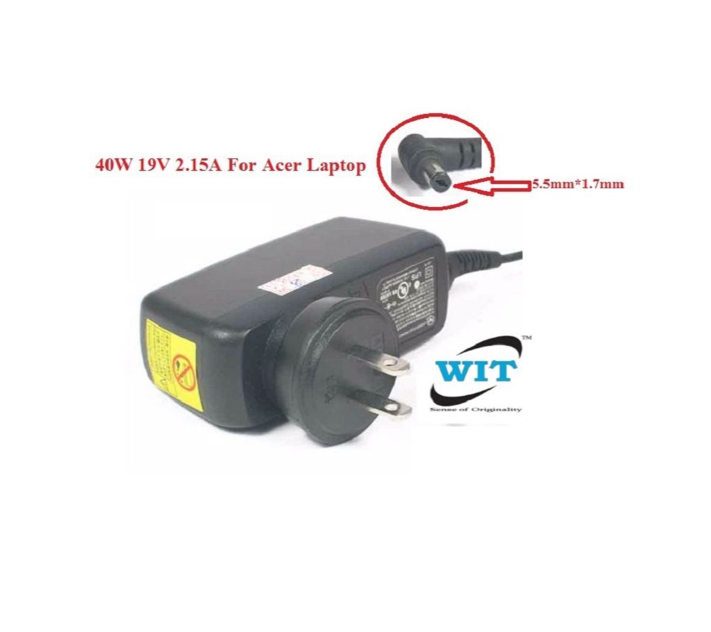 40W 19V 2.15A 5.5mm*1.7mm IU40-11190-011S AC Adapter/Charger For Acer 521 533 532H NAV50 ( Acer 40W Adapter )