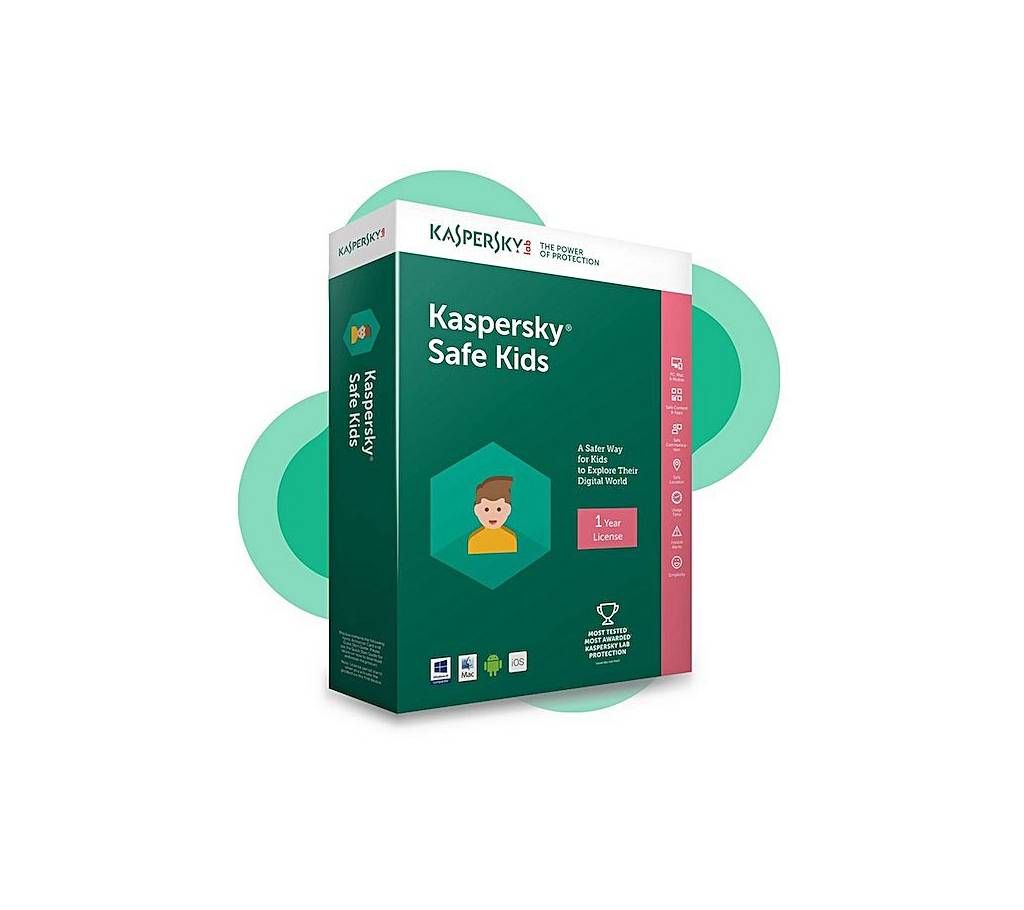 Kaspersky Safe Kids Protection - 1 User - 3 Mobile - 1 Year