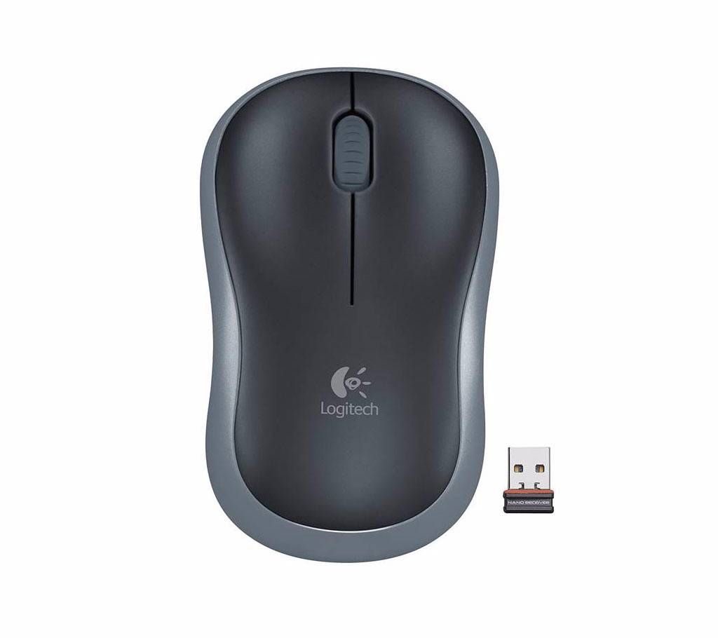 Logitech M185 Wireless Mouse - Grey