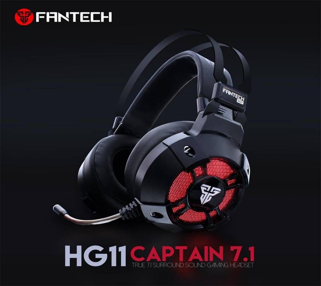 Wired 7.1 Headphones  HG11  Color : Black