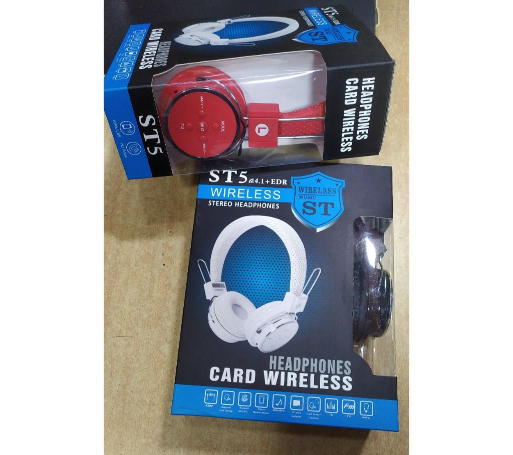 ST 5 Wireless Headphone -1pcs