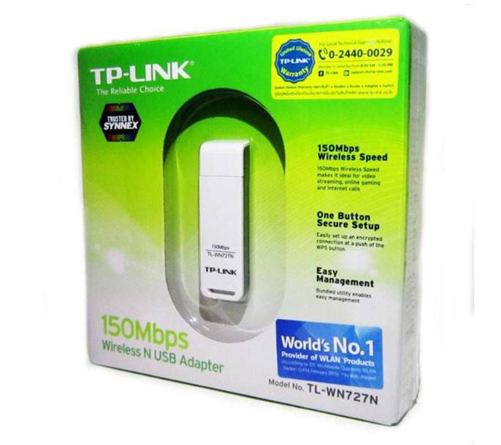 Wifi Receiver Adapter TL-WN727N 150Mbps