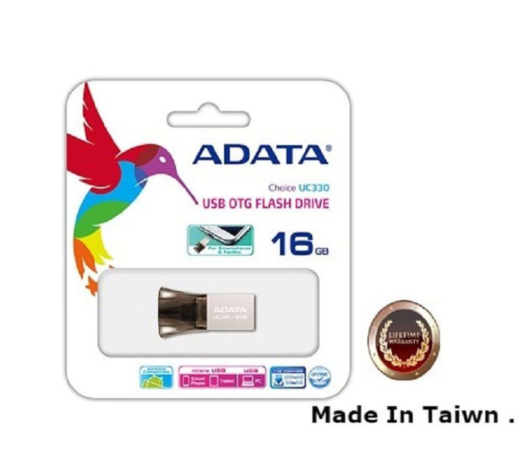 ADATA UC 320 OTG Black 16GB pen drive