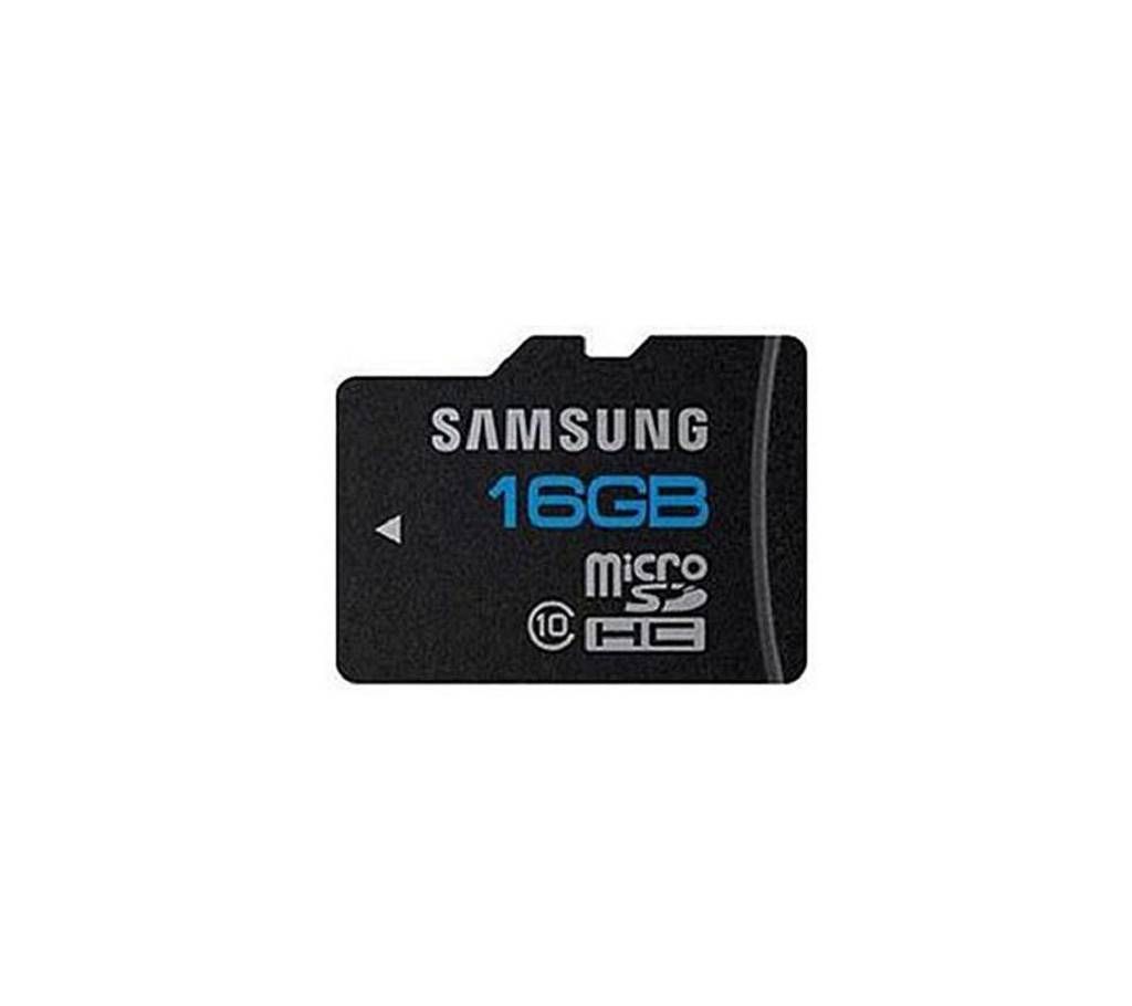Samsung 16GB Mircro SD Card CL-10 - Black
