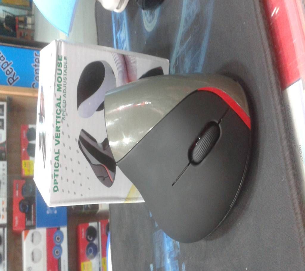 Wireless Ergonomic Vertical Optical USB Mouse 5D Optical Mouse For PC Laptop