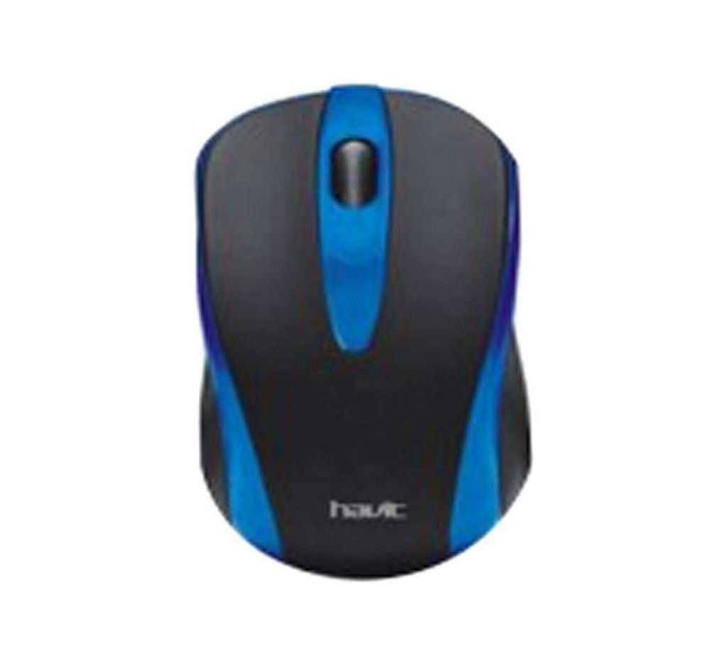 MS753 - Optical USB Mouse 1000 dpi - Black and Blue