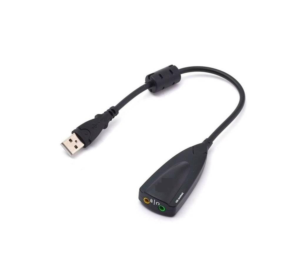 USB Sound 5hv2 USB 7.1 Sound 12 Channel Sound Adapter Equalizer USB 2.0 Steel Sound 