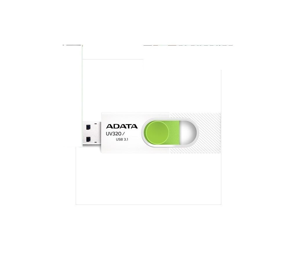 A Data UV320 16GB USB 3.1 White-Green Pen Drive