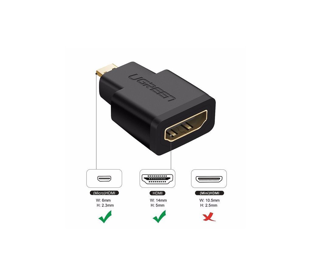 UGREEN Micro HDMI male to HDMI female Adapter