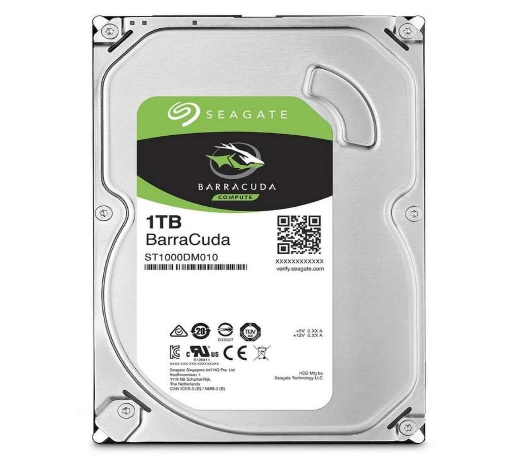 1TB Hard Drive for Desktop Computer Sata HDD (Silver)s