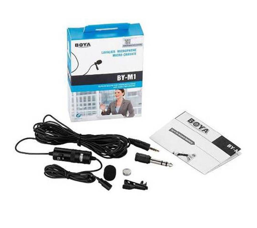 BOYA BY-M1 3.5 mm Lavalier Microphone for PC