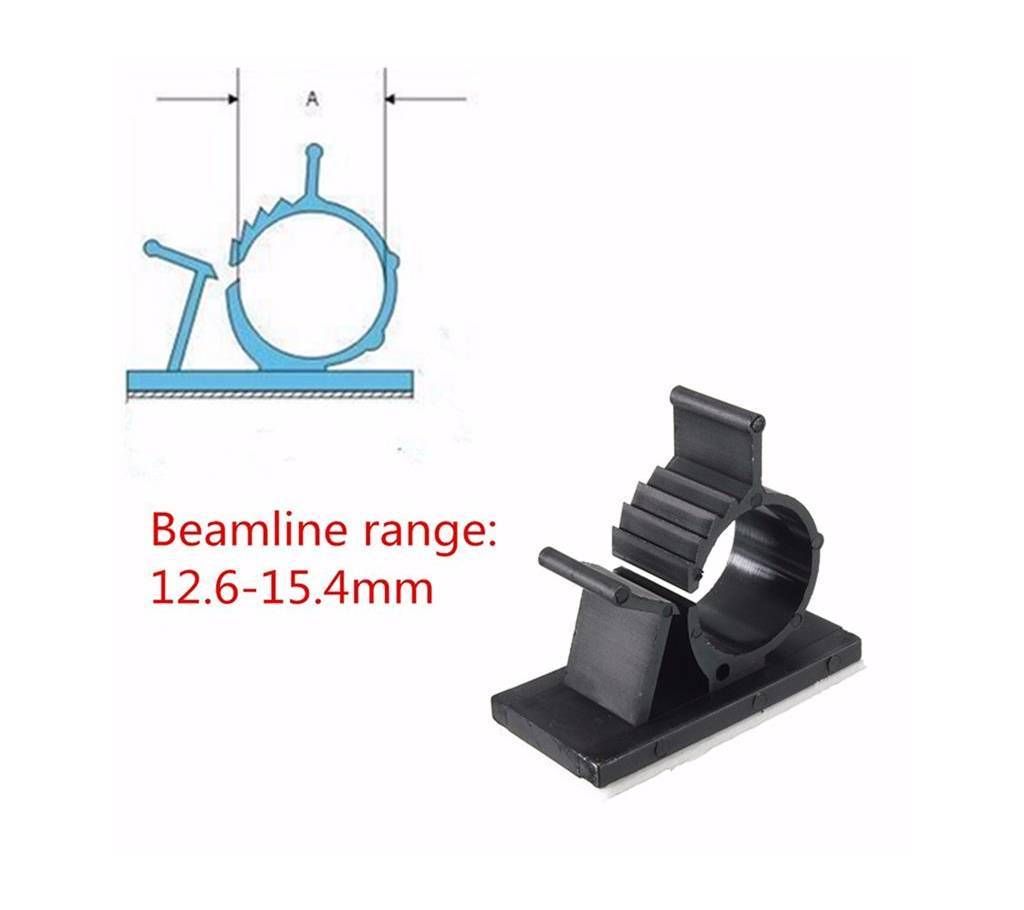 Adhesive Backed Nylon Wire Adjustable Cable clips