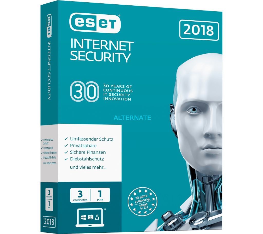 Eset Antivirus for 3 User Best Internet Security-2018-19