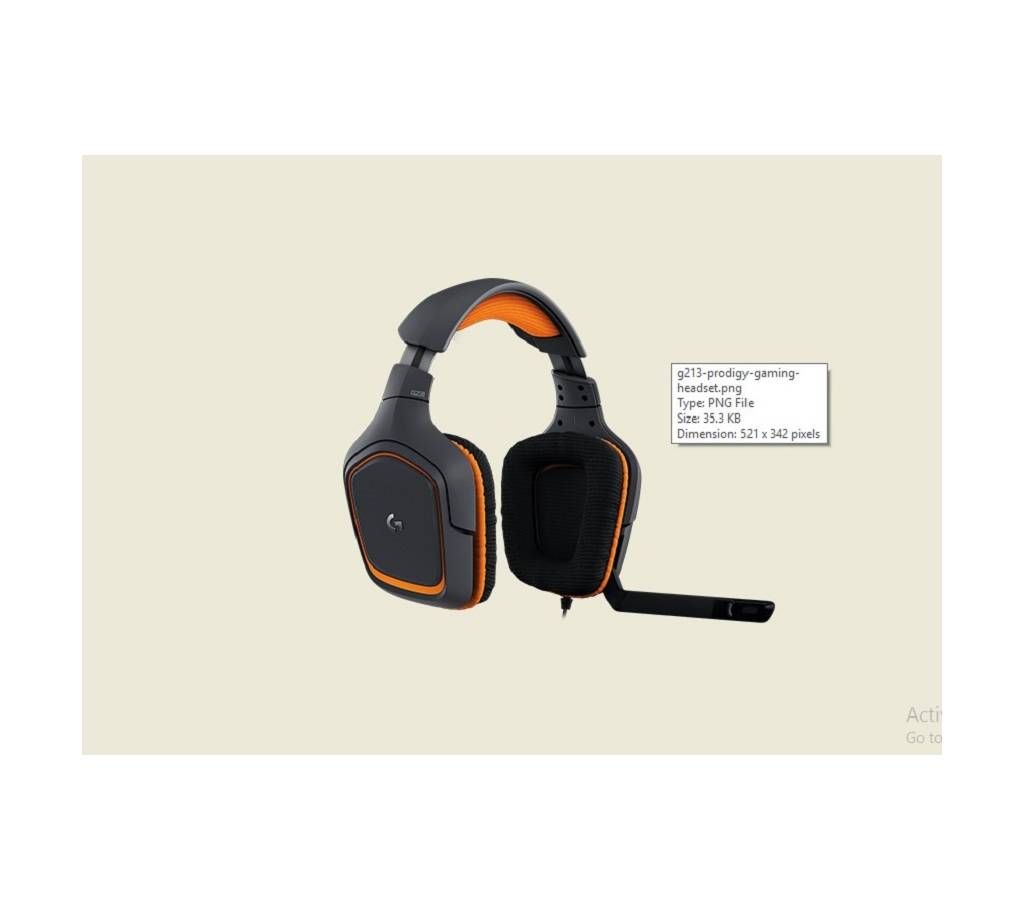 Logitech G231 Prodigy Gaming Headset With Unidirectional Mic