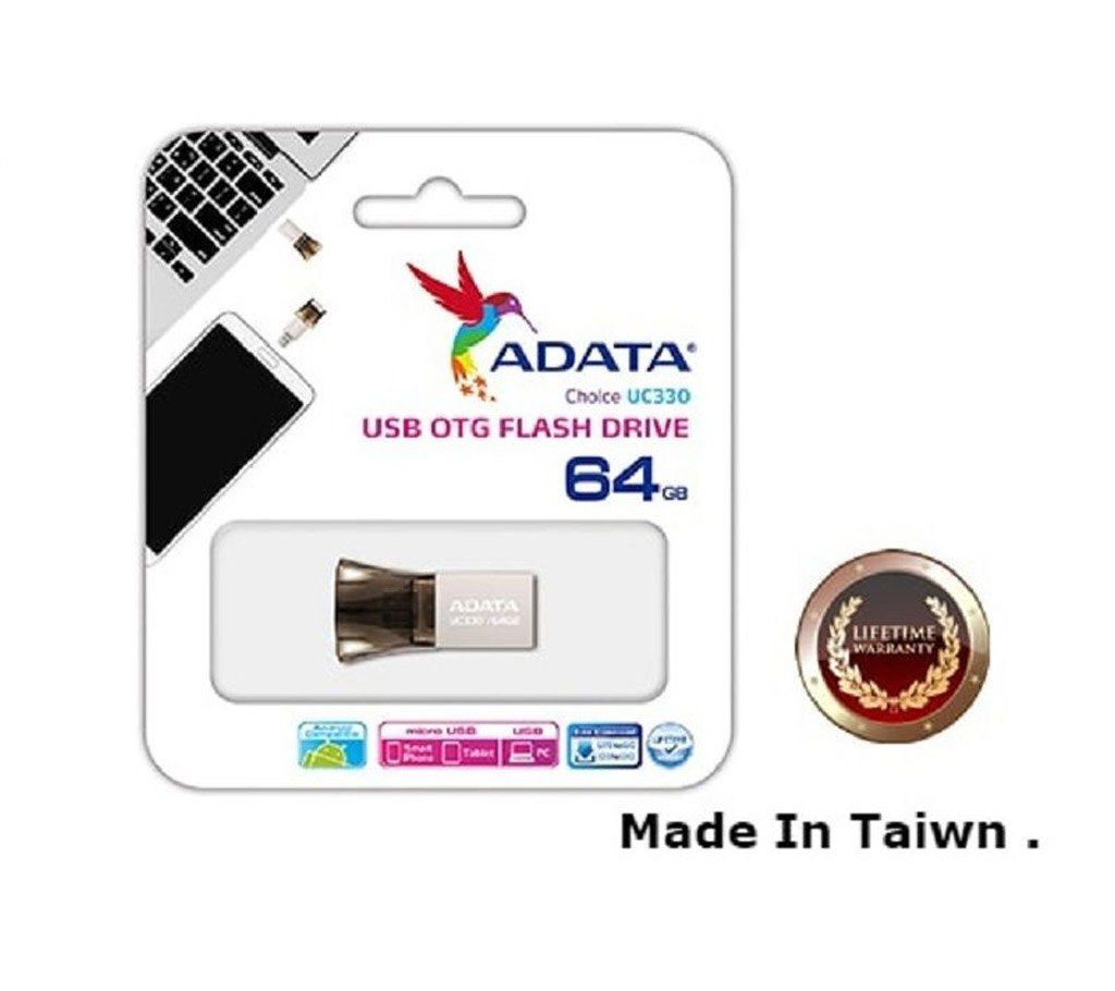ADATA UC 330 OTG Black 64GB Pen Drive