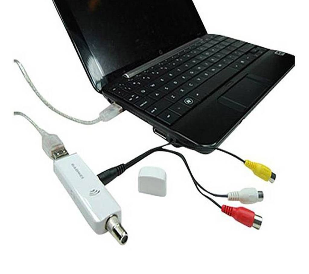 USB TV Card Video Capture TV Tuner - White
