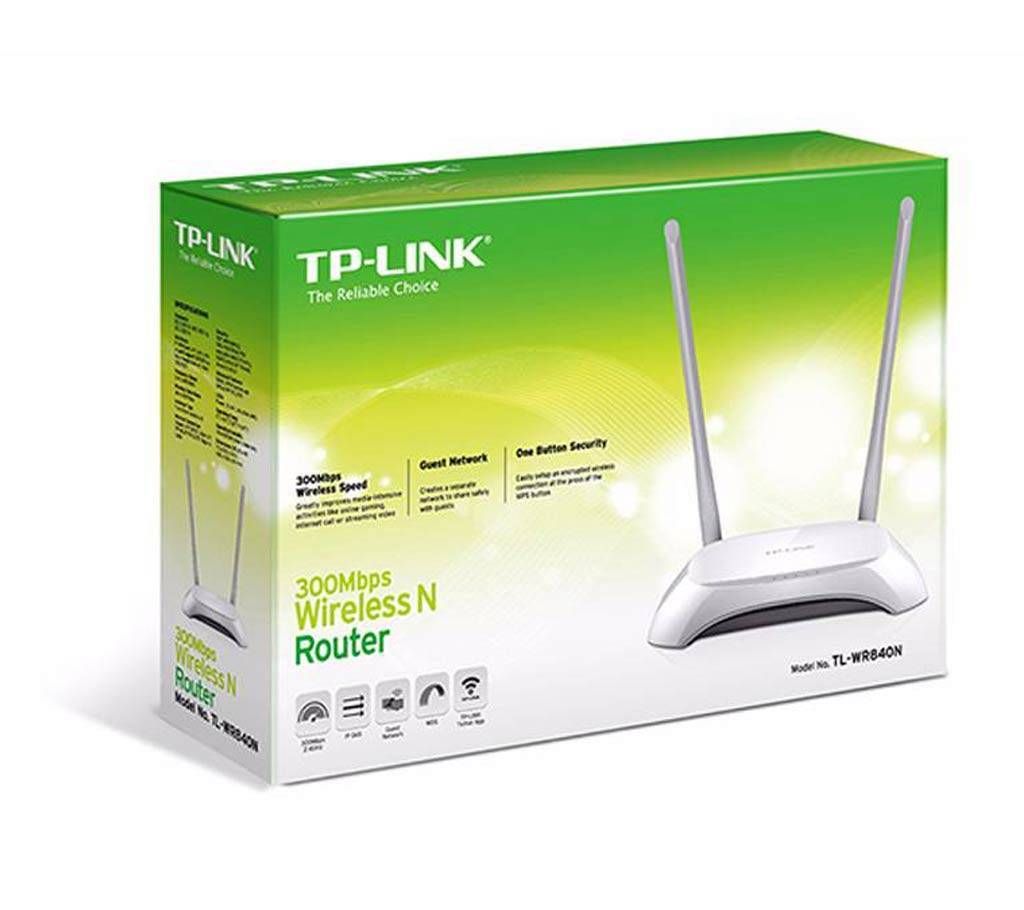 TP-LINK TL-WR840N Router Wi-Fi/Wireless-300Mbps.