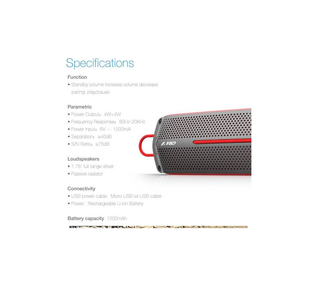 F&D Water proof Portable Speaker