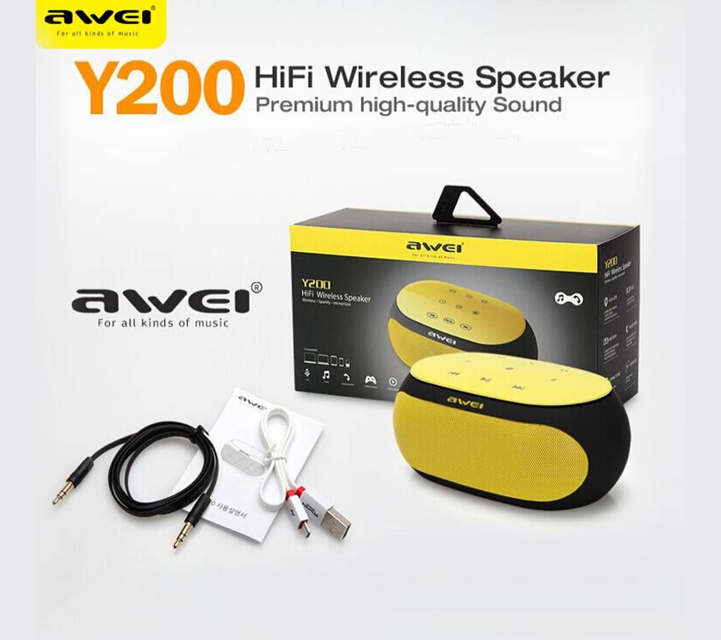 Y200 - Wireless Bluetooth Speaker - Yellow