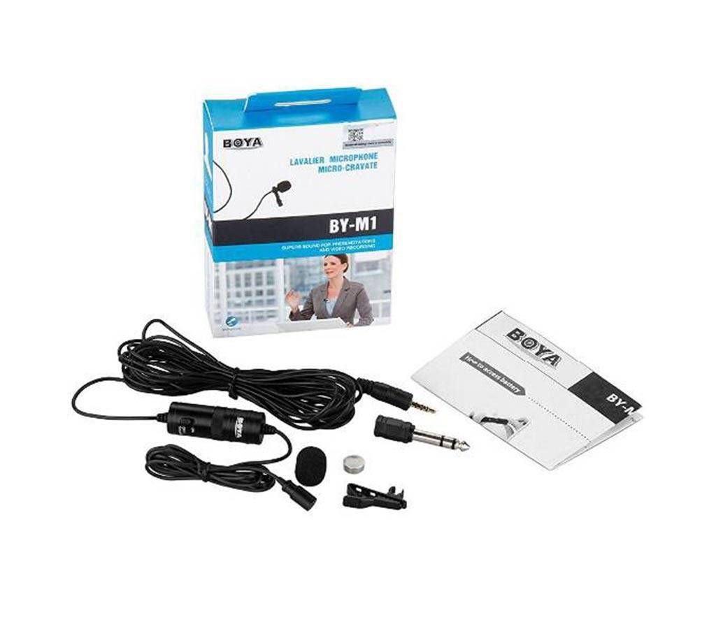 BOYA BY-M1 3.5 mm Lavalier Microphone for PC Smartphone