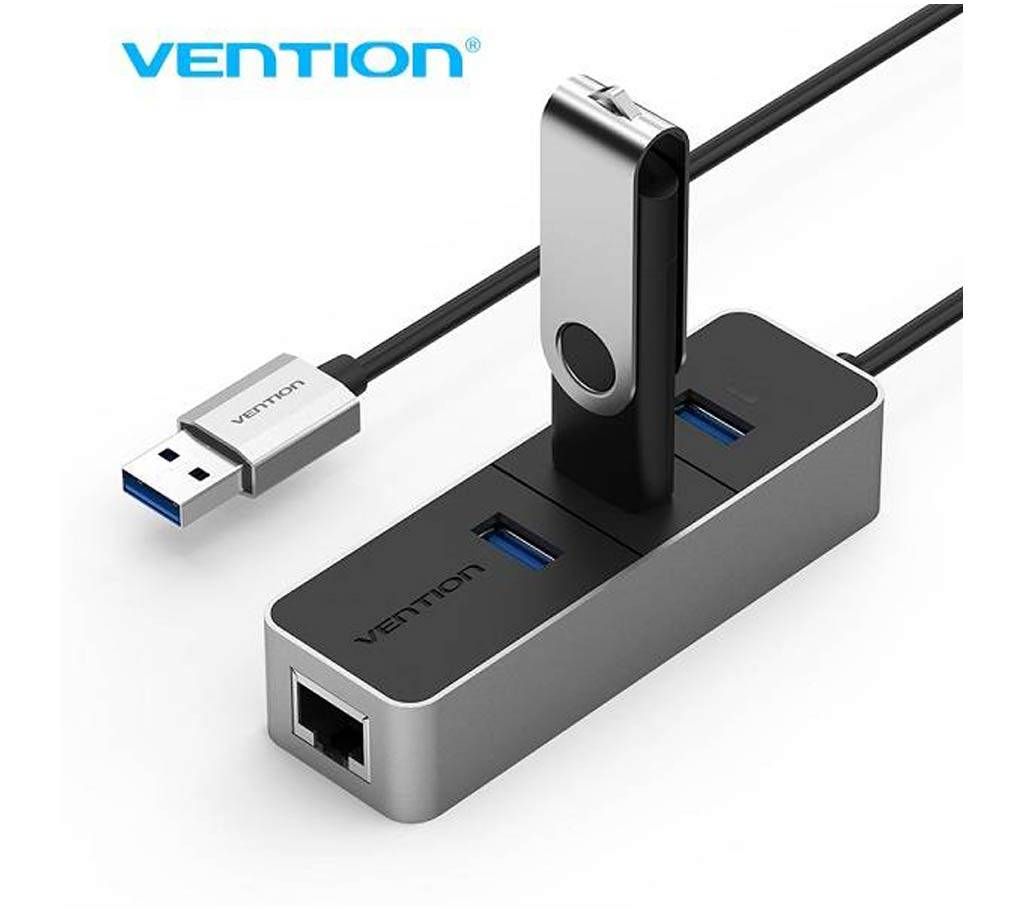 VENTION 3 Port USB 3.0 HUB with 10/100Mbps LAN