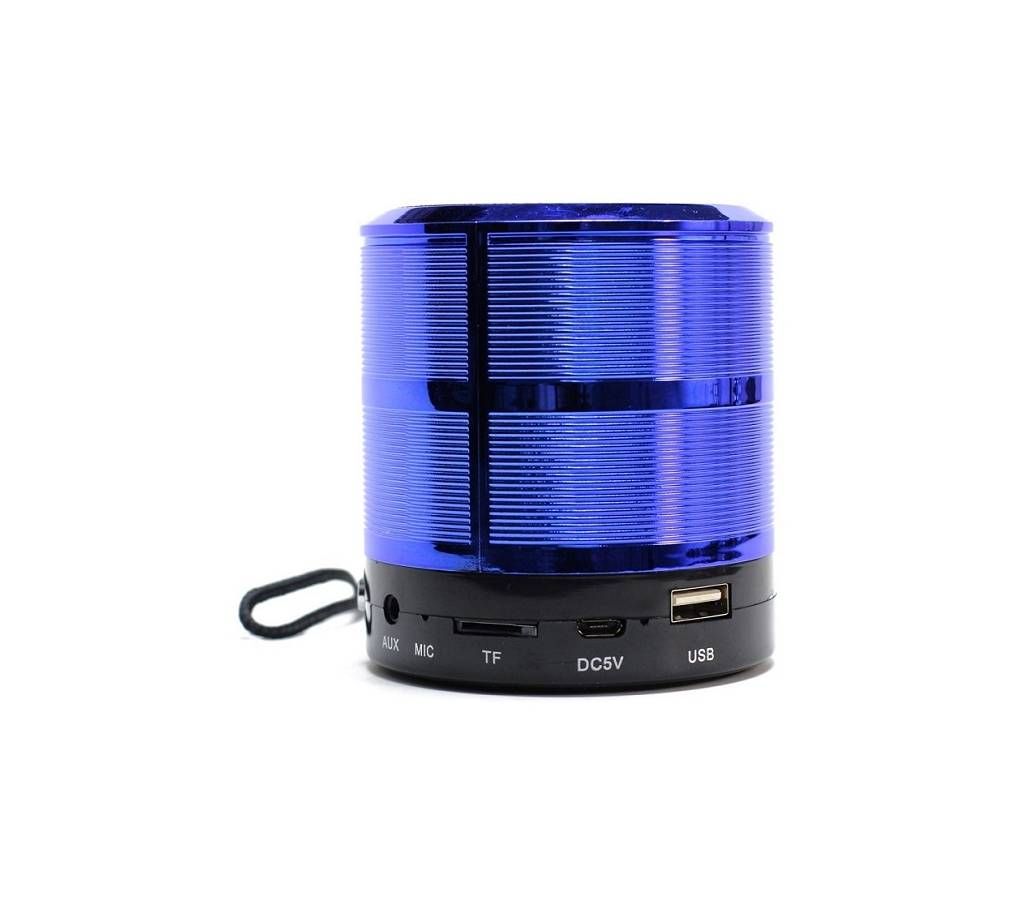 YST-888 Mini Bluetooth Speaker SD USB Aux Fm (Blue)