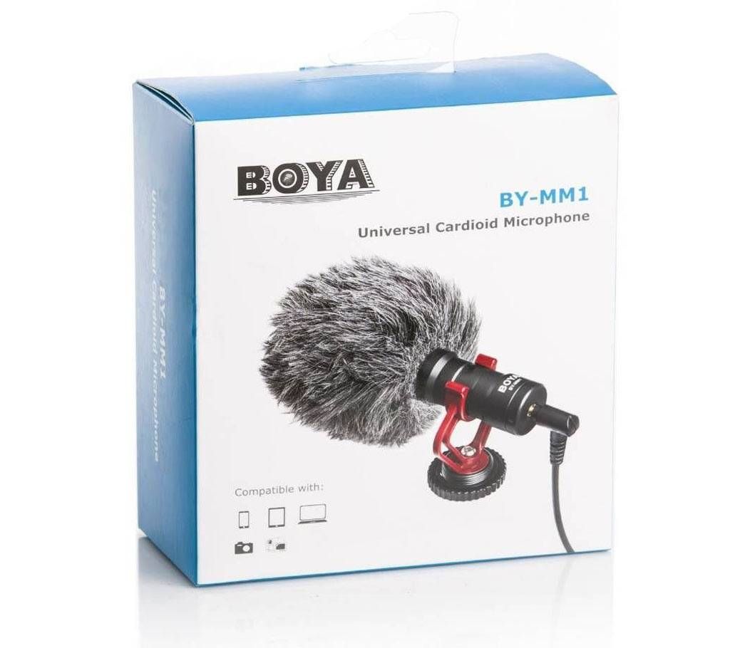 BOYA BY-MM1 UNIVERSAL CARDIOID MICROPHONE
