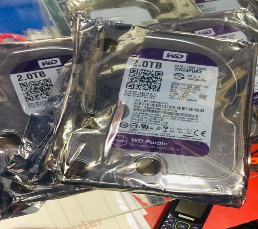 Western Digital purple 2tb hard drive