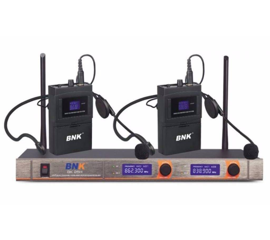BNK - BK25H Double Wireless Lavalier Microphone 