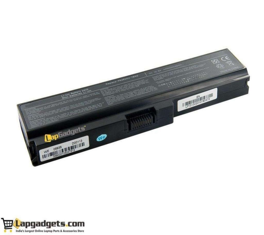 Laptop Battery For Toshiba Satellite L735 L750 U500 A660 C650 C655 C660 C670 L510 L600 L630 L640 Pa3817- Black