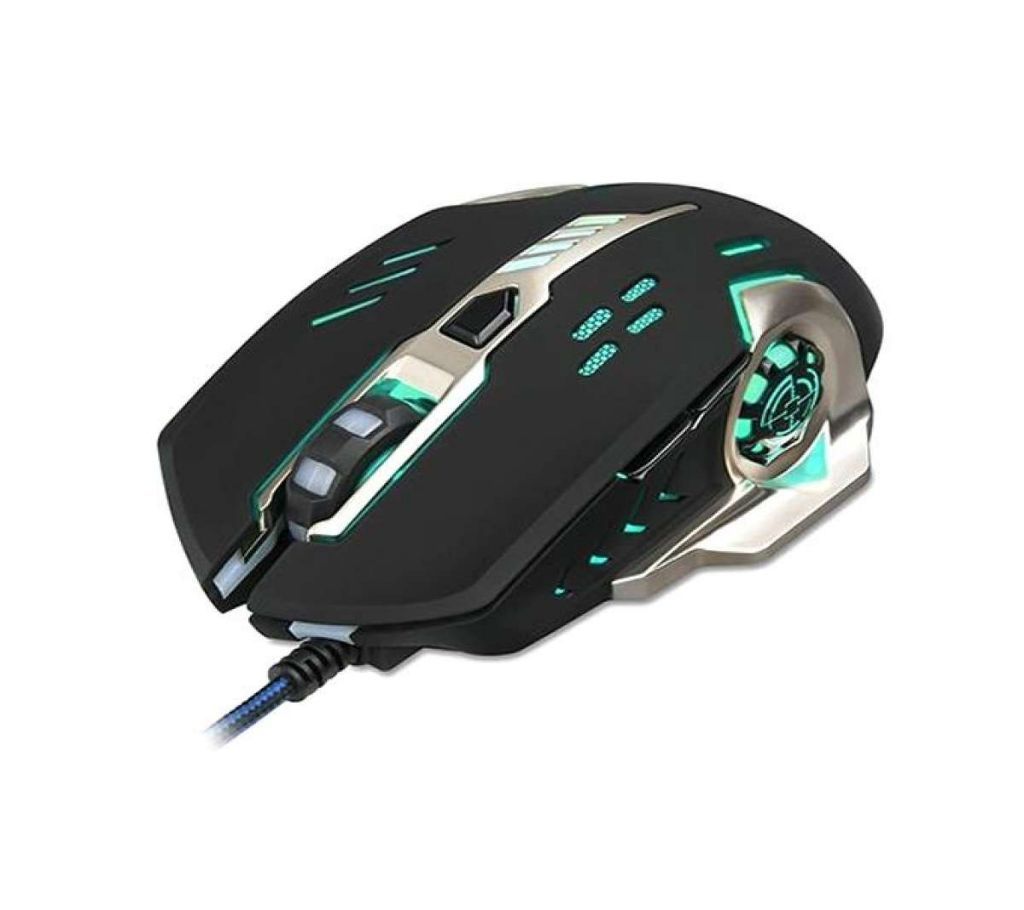 HV-MS783 Wired USB 2.0 Gaming Mouse with LED - Multi-color