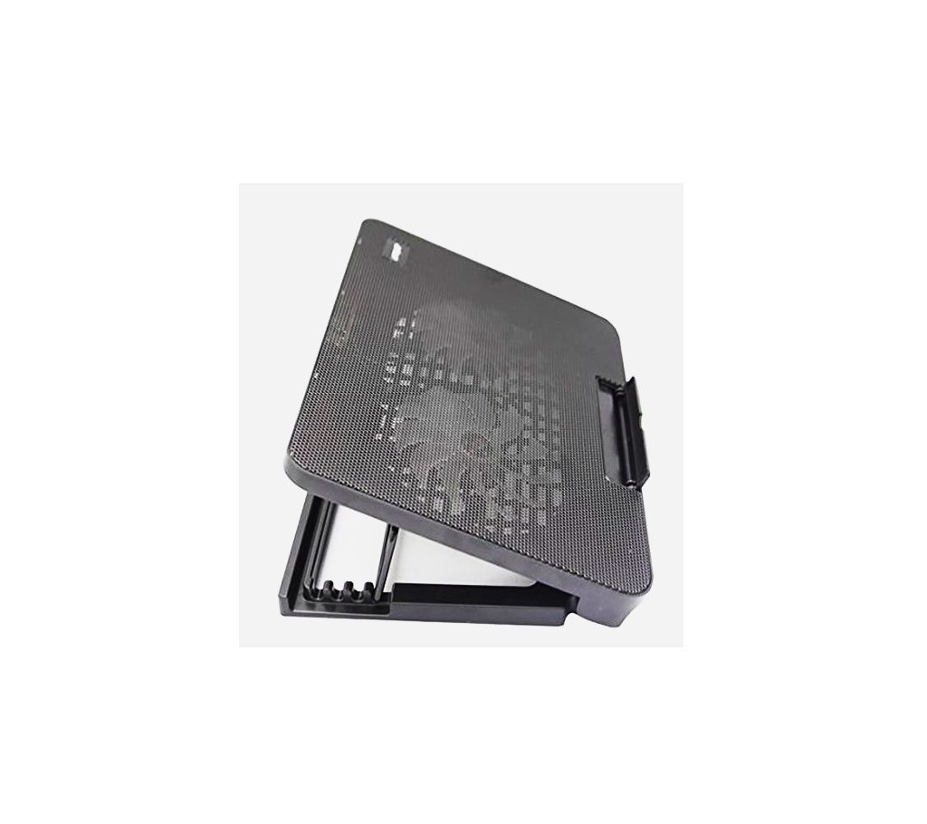 Laptop Cooling Pad N99 With 2 Dual Fan (Black)
