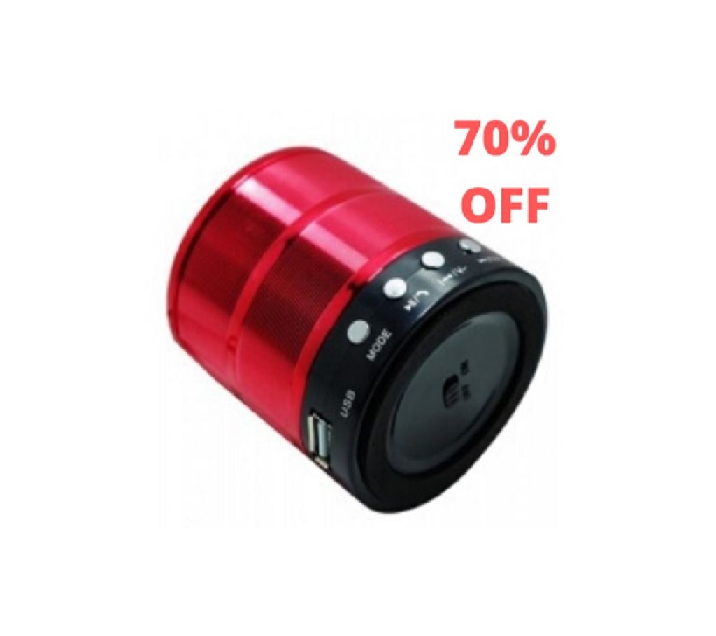 WS 887 Wireless Bluetooth Speaker TF USB FM AUX Portable Music Mini Speaker