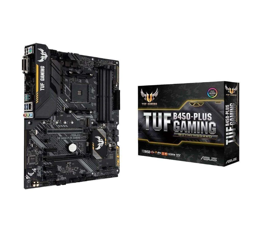 Asus TUF B450-PLUS GAMING DDR4 AMD AM4 Socket Mainboard