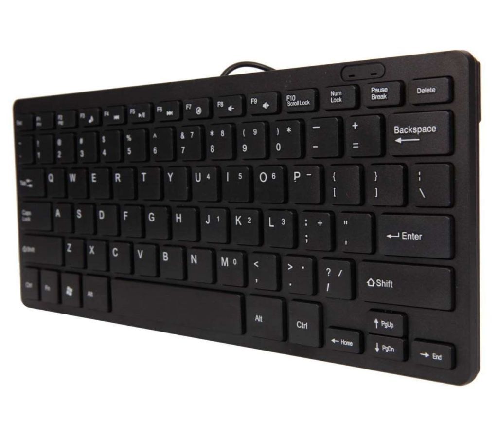 HP 726 Comfortable Multimedia China Mini Keyboard - Black